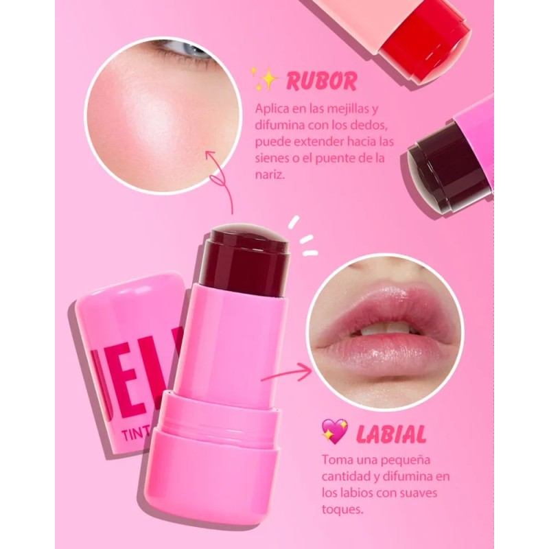 Rubor Jelly Tint Ultramo Blush Alta Pigmentación Multiusos Tono Del