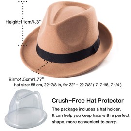 LADYBRO - Sombreros de paja para hombre, sombrero de playa de verano para hombre, sombrero de paja, 03 Caqui, tamaño: 22-7/8 pulgadas, apto para 22 - 22 7/8 pulgadas, M