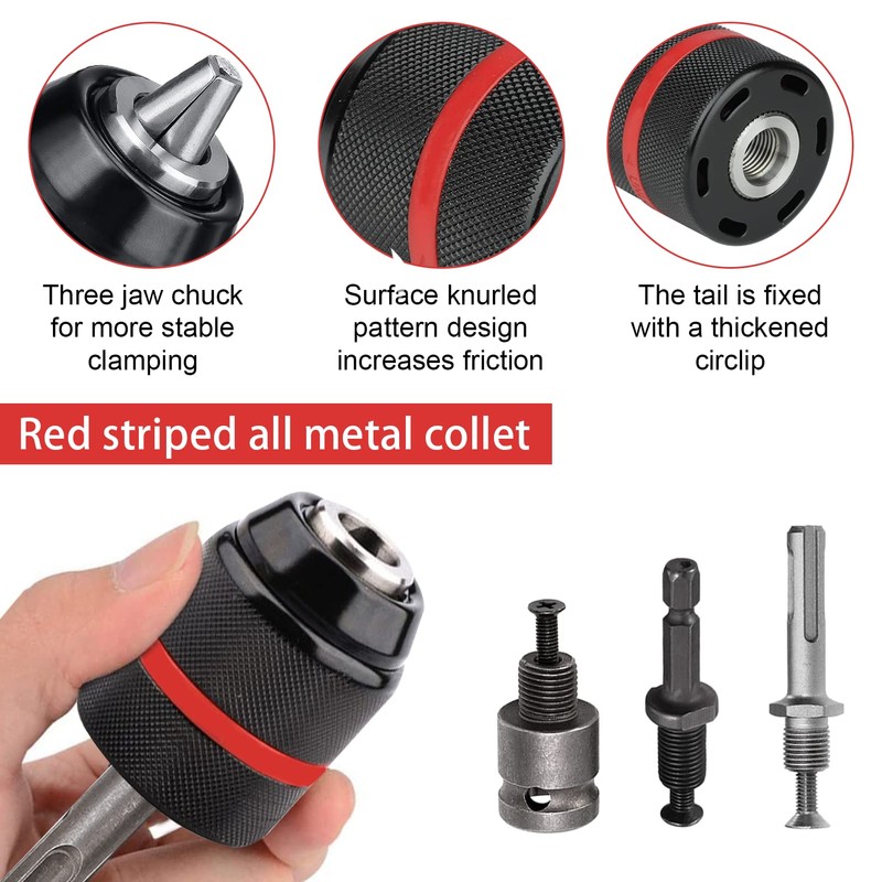 Keyless Chuck 1.5-13 mm, 1/2 Inch x 20UNF Drill Chuck