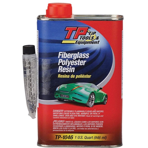 TP Tools TP-1046 Fiberglass Resin with Liquid Hardener - 1