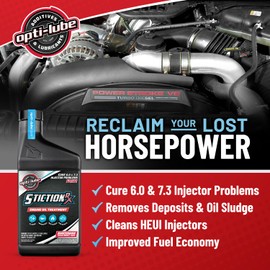 Opti-Lube Stiction Rx Oil Additive for 6.0 and 7.3 Powerstrokes: 1 Pint (16oz)