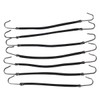 Frcolor 20ps Ponytail Hooks Holder Rubber Bands Elastic Hook Hair