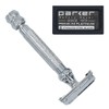 Parker 99R Chrome Long Handle Heavyweight Butterfly Open Double Edge