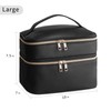 Onilife Double Layer Travel Makeup Bag, Portable Cute Cosmetic Bag