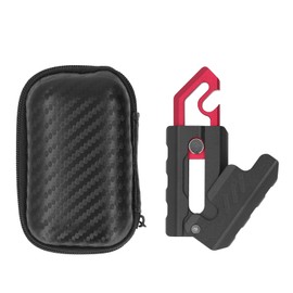 Carrot Knife Toy Anxiety Relief Bottle Opener Aluminium Alloy Gravity Knife Sensory Toy Black Red