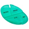 JFA Medical Weekly Oval Pill Box Organiser/Reminder for Medicines Supplements,