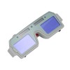 Solar Welding Glasses Auto Darkening UV Proof Adjustable Lampshade Safety