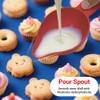 MAUJOY Braille Kitchen Measuring Cups (4-Piece) - Dual-Use for Braille