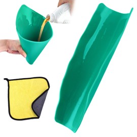 SPEEDWOX Flexible Funnel Oil Change Flexible Funnel Collapsible Oil Funnel Collapsible Oil Funnel Oil Change Funnel Flexible Drainage Tool Reusable Foldable Free-Deformation Easy to Clean Discharge