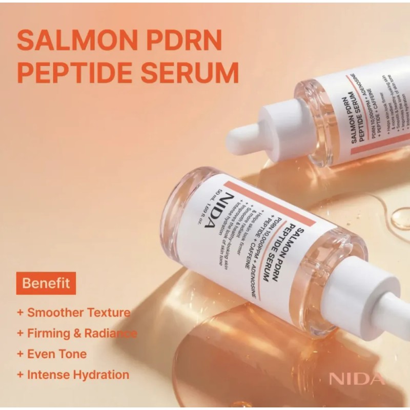 Nida Salmon Pdr Peptide Serum 50ml + Eye Cream 40ml