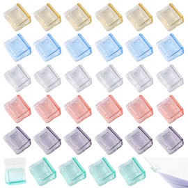 Pack of 90 Clam Clip Stapler Clip Reusable Creative Stapler Documents Book Corner Clips Transparent Binder Clips Colourful Plastic Paper Push Clip Binding Clip Small Retaining Clip 6 Colours