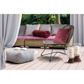 Eurofirany RITA Smooth Plain Modern Curtain with Eyelets - 1 Unit, Bedroom, Living Room, Lounge, Kitchen, 140g m/2, W55 x L98, Steel Grey