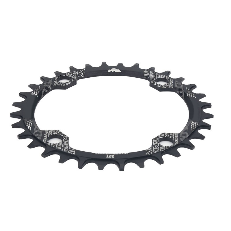 Bicycle Oval Aluminium Alloy Chainring for BCD 104mm Single Speed