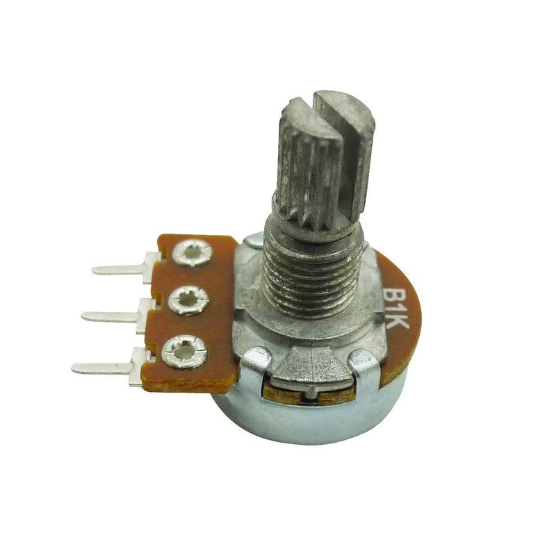 Aihasd B1K 1K Ohm Adjustment Single Linear Rotary Taper Potentiometer