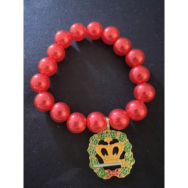 Order Of The Amaranth Red Bracelet With Amaranth Charm -