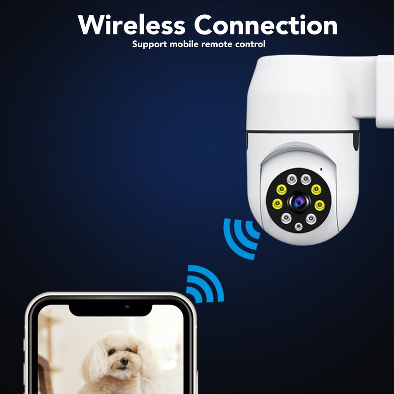 WiFi Smart Camera 2MP HD Wireless Camera Rotatable Angle Dual