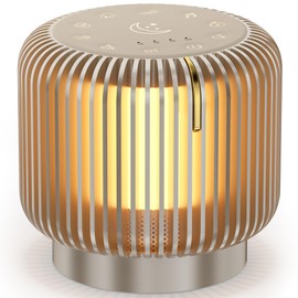 【Upgraded】 White Noise Sound Machine Bluetooth Speaker for Adults Kids 26 Soothing Sounds Dimmable Night Light 4 Timers Memory Function Brown Noise Baby Home Office Sleep Therapy Gift