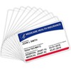 10 Pack New Medicare Card Holder Protector Sleeves，12Mil Clear PVC