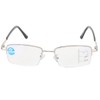 Metal Multifocal Fatigue Relief Reading Glasses Anti Blue Rays Presbyopic