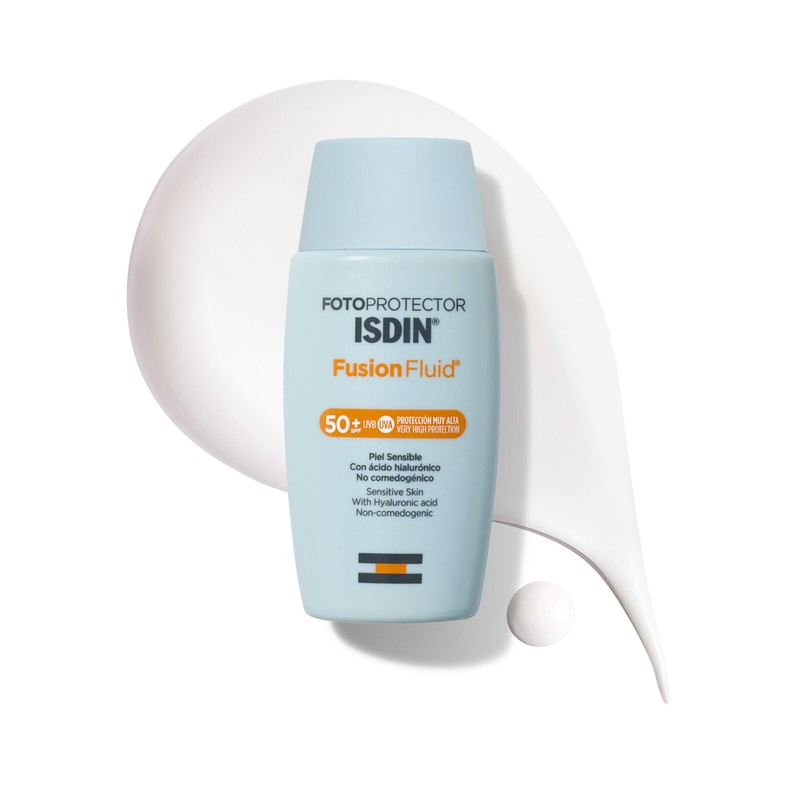 Isdin Fotoprotector Fusion Fluid Spf 50+, Protector Solar Facial, Innovadora