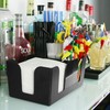 bar@drinkstuff Bar Organiser, Black, 25.6 x 16.2 x 11.4 cm