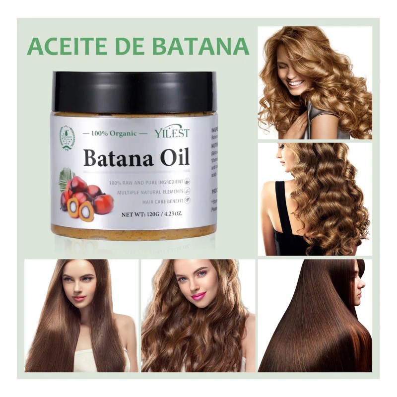 Aceite De Batana Orgánico Natural Crema Para El Cabello 120g