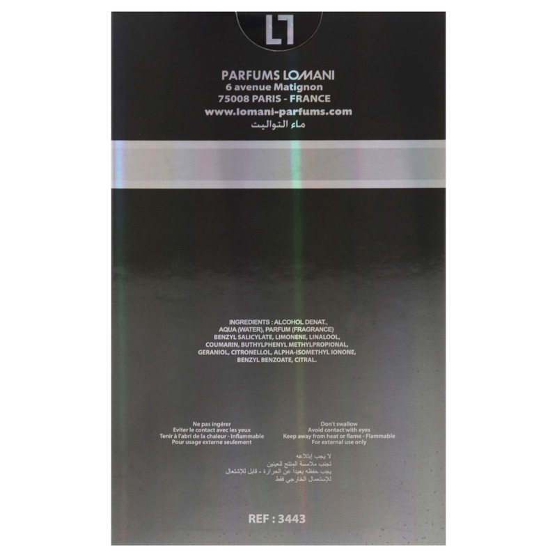 Lomani Victoire Intense for Men - 3.3 oz EDT Spray
