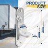 KUAFU Trailer Hasp for Enclosed Trailer Door Latch Cargo Trailer