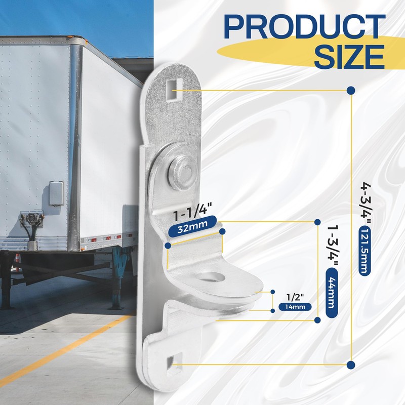 KUAFU Trailer Hasp for Enclosed Trailer Door Latch Cargo Trailer