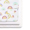 Snuz 3 Piece Crib Bedding Set – Rainbow, 3 Count