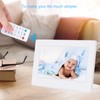 7Inch 1024*600HD Digital Photo Picture Frame Alarm Clock Player Album