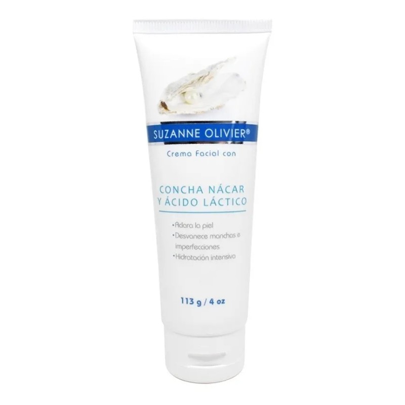 Crema Facial Concha Nácar Ácido Láctico Aclara Mancha Mixta