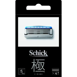 Schick Extreme KIWAMI Replacement Blades (4 Pieces), 5 Blades, Razor, Shaving