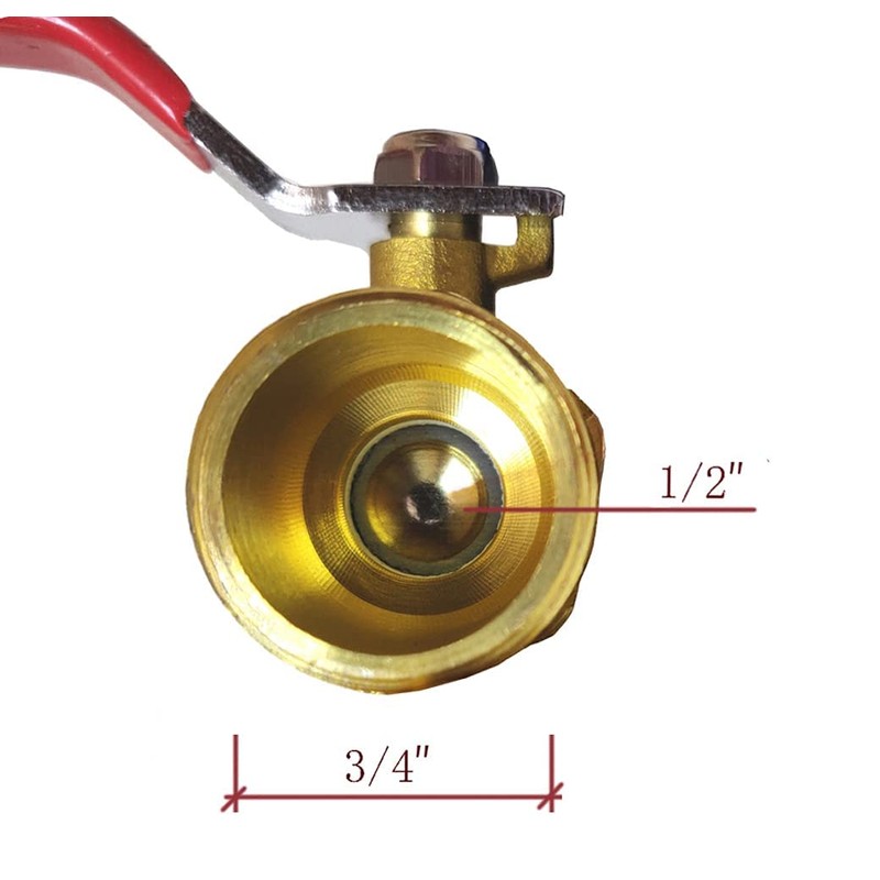 Generic 2 inch Drum Faucet 34 inch Brass Barrel Faucet
