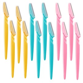 Inge 12 Pack Facial Razor | Eyebrow Razors | Face Razors | Dermaplane Blades for Face | Men and Women | Removes Peach Fuzz