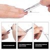 Stainless steel cuticle nipper and cuticle pusher for dead skin