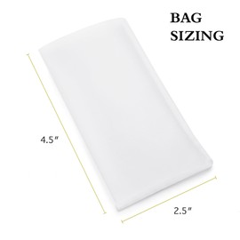 Gutenberg's tough 2.5x4.5 inch nylon micron filter bags 25-50 Packs | tea filter bags | All Micron Sizes (25-Pack, 25 Micron)