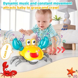 EPPO Crab Toy, Crawling Crab Musical Toy for Children