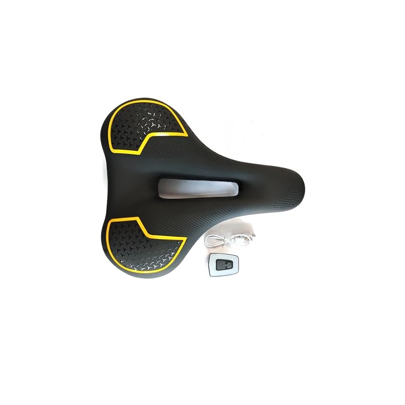 OBEST 自転車サドル お尻が痛くない 超肉厚 低反発クッション 衝撃吸収 穴あき 通気性 防水 耐摩耗性