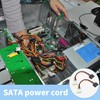 Noenaeni 4PCS 4Pin Molex to SATA Power Cables(SATA to Molex)