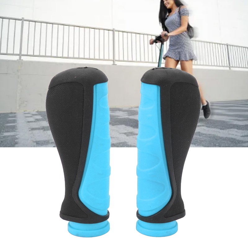 2pcs Scooter Handlebar Grip Cover Anti Slip Shock Absorbent Scooter