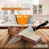 Rolling Knife Sharpener Kit with Leather Strop - 15 &