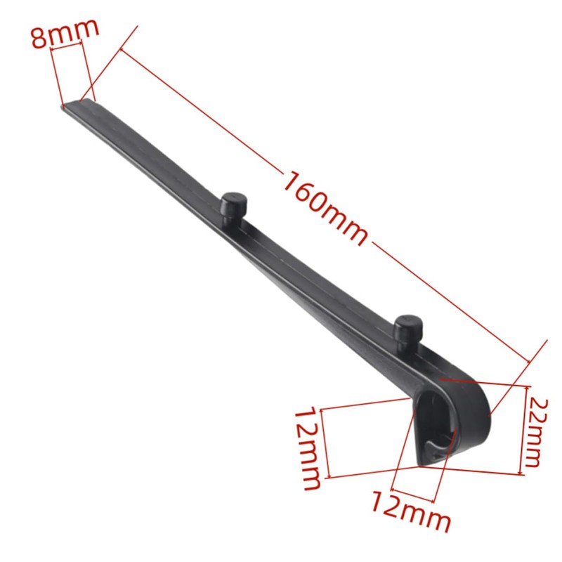 Tiardey 20pcs Gutter Brush Clips Gutter Brush Leaf Guard Fixing