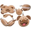Out of the blue Plush Travel Pillow with Eye Mask