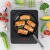 Empava 11-in Portable Single Heating Element 1800-W Countertop Induction Cooktop