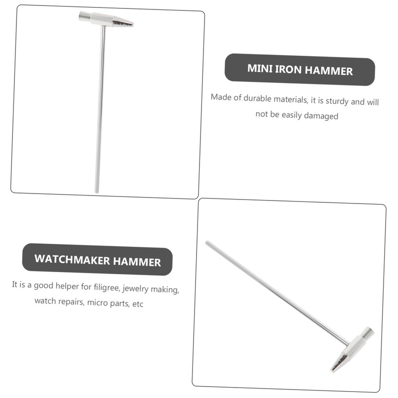 SUPVOX 5Pcs Mini Portable Tuning Hammer for Jewelry and Watch
