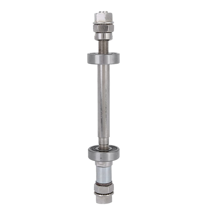 Vingvo Front Rear Wheel Hub Axle, Metal Bicycle Wheel Hub