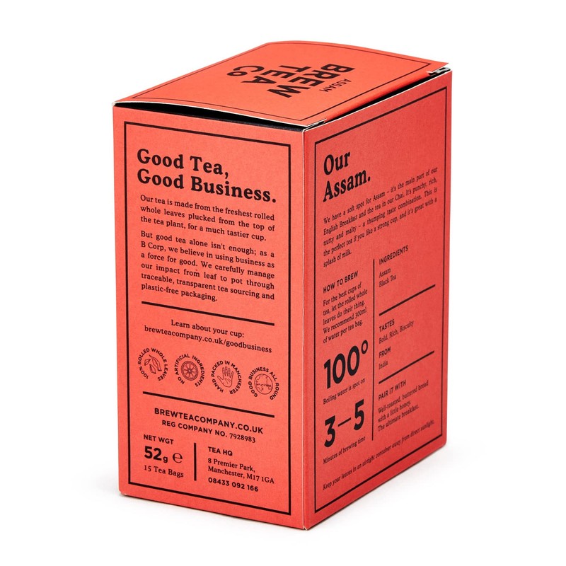 Brew Tea Co - Assam Black Tea - Bold &