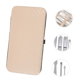 Ipetboom 1Set Manicure and Pedicure Grooming Kit Elegant Case Professional Nail Care Tools for Home and Travel Use