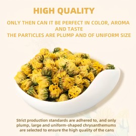 Premium Chrysanthemum Tea - 100g (3.52oz) Loose Leaf -Chinese Tea, Natural Dried Tai Ju Chrysanthemum - Non-GMO Sweet & Fresh
